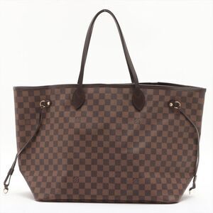 Vuitton Damier ebene Neverfull GM Shoulder Bag
